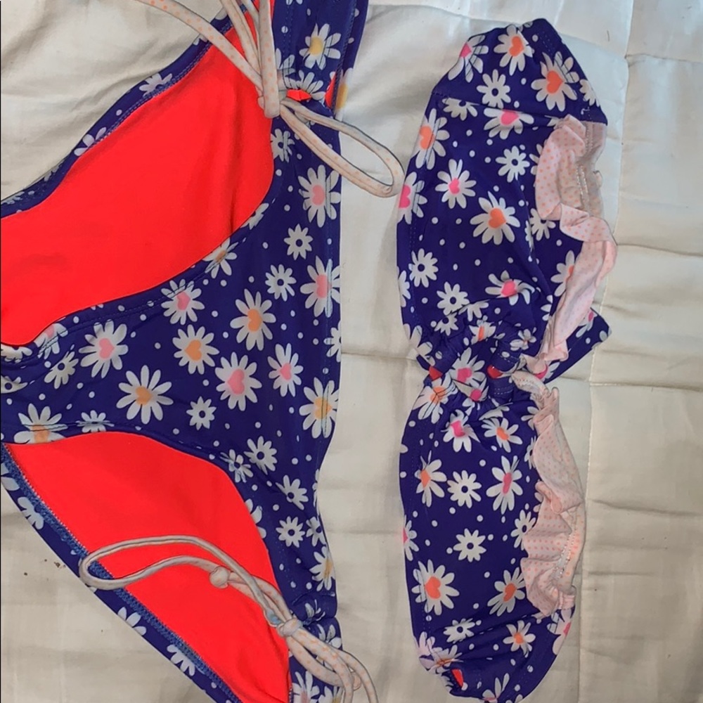 flowery bikini